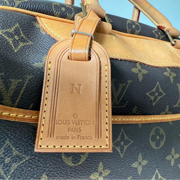 【Louis Vuitton】 Monogram Deauville Hand Bag - Picture 3 of 15